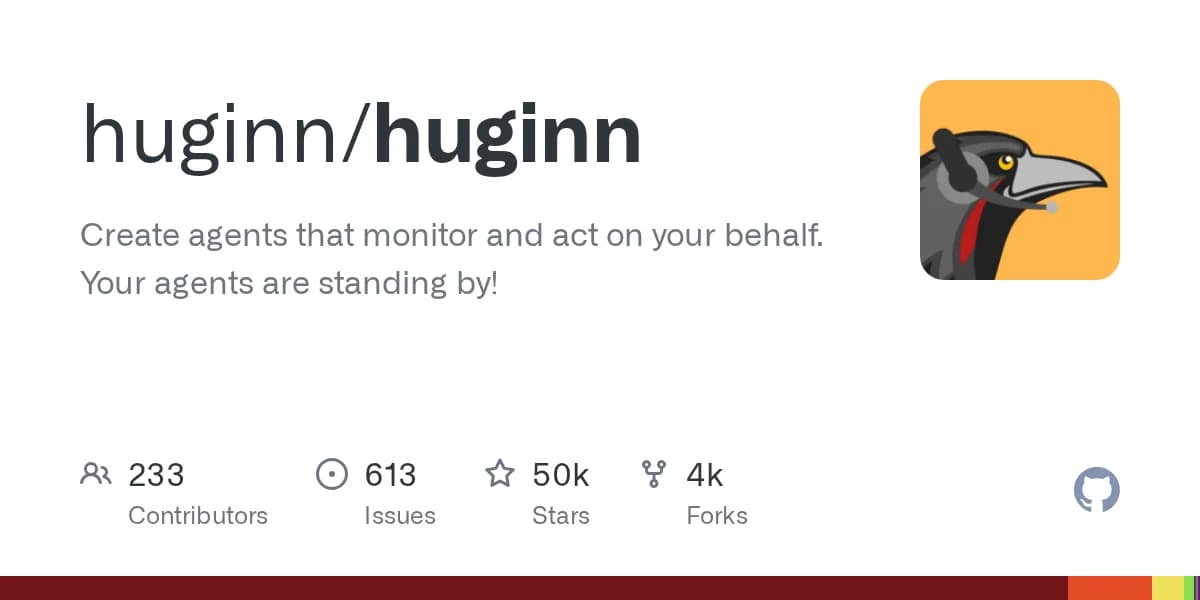 Huginn: Tự động hóa công việc theo dõi và thực hiện nhiệm vụ cho doanh nghiệp